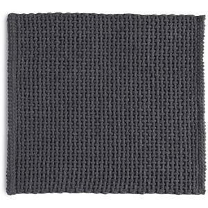 Kiamami Valentina Dunkelgrauer Badezimmerteppich - Mikrofaser, Baumwolle, 50x50 Kiamami Valentina Dunkelgrauer Badezimmerteppich - Mikrofaser, Baumwolle, 50x50