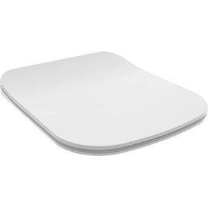 Kiamami Valentina Weiß Q-Form Thermo-Härter Toilettensitzabdeckung Kiamami Valentina Weiß Q-Form Thermo-Härter Toilettensitzabdeckung
