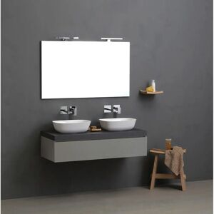 Kiamami Valentina Baño 120cm Gris Doble Lavabo Kiamami Valentina Baño 120cm Gris Doble Lavabo