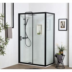 Kiamami Valentina - Porte de Douche Noire Mat 140cm - Porte de Douche - Publicité Kiamami Valentina - Porte de Douche Noire Mat 140cm - Porte de Douche - Publicité