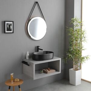 Kiamami Valentina - Kyoto - Negro mate - Bathroom vanity Kiamami Valentina - Kyoto - Negro mate - Bathroom vanity