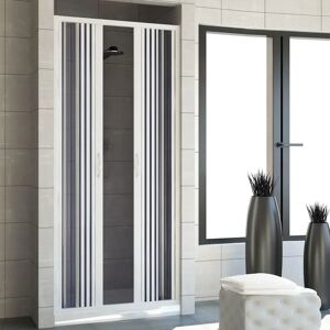 Idralite Vergine 120cm Porte de Douche PVC Ajustable - Publicité Idralite Vergine 120cm Porte de Douche PVC Ajustable - Publicité