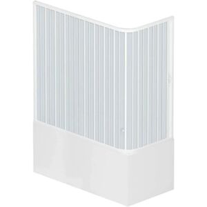 Idralite Nadia Mampara de bañera - Ajustable 70x170cm Idralite Nadia Mampara de bañera - Ajustable 70x170cm