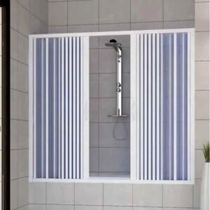 Idralite Nina 140 cm - Mampara de bañera - PVC reversible Idralite Nina 140 cm - Mampara de bañera - PVC reversible