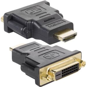 Techly HDMI - DVI-D M/F Dual Link Adapter - Black Techly HDMI - DVI-D M/F Dual Link Adapter - Black