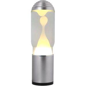 Lampe ADA d'iTotal - Liquide transparent, Cire blanche, Lampe de table Lampe ADA d'iTotal - Liquide transparent, Cire blanche, Lampe de table