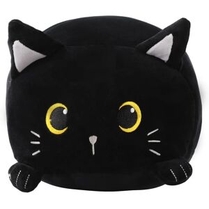 Coussin Chat Noir I-TOTAL - Cadeau en peluche doux - Publicité Coussin Chat Noir I-TOTAL - Cadeau en peluche doux - Publicité