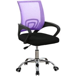 Krzesło Biurkowe Bakaji - Regulowane, Ergonomiczne, Fioletowe Krzesło Biurkowe Bakaji - Regulowane, Ergonomiczne, Fioletowe