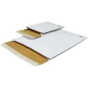 Kaiserkraft Papierpolstertasche weiß, terra, mit Seitenfalte - Versandtaschen Kaiserkraft Papierpolstertasche weiß, terra, mit Seitenfalte - Versandtaschen