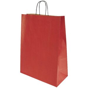 Kaiser+Kraft Papiertasche - Toptwist - Rot - 12kg Tragkraft - Elegant & Verstärkt Kaiser+Kraft Papiertasche - Toptwist - Rot - 12kg Tragkraft - Elegant & Verstärkt