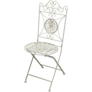 BISCOTTINI Wrought Iron Garden Chair - Vintage Style BISCOTTINI Wrought Iron Garden Chair - Vintage Style