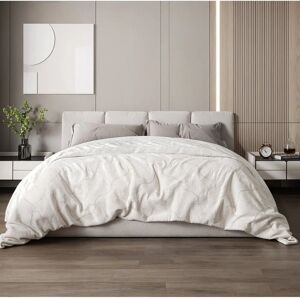 The White Stone Beige Antistress Carbon Fiber Sofa Blanket - Sofa Blanket The White Stone Beige Antistress Carbon Fiber Sofa Blanket - Sofa Blanket