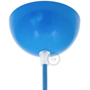 Creative - Kit rosace en métal hemisphérique bleue - Kit lampe - Publicité Creative - Kit rosace en métal hemisphérique bleue - Kit lampe - Publicité
