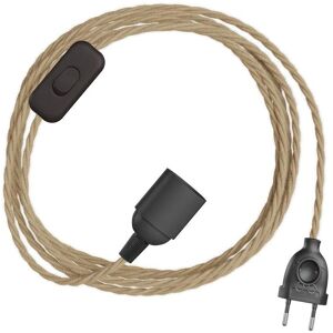 Creative Creative SnakeBis Twisted - Cable trenzado de tela con portalámparas E27 - 3M Creative Creative SnakeBis Twisted - Cable trenzado de tela con portalámparas E27 - 3M