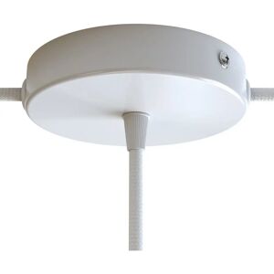 Kit Rosone Metallo Creative Cables - 12cm - Conico - Bianco - Accessori di Illuminazione Kit Rosone Metallo Creative Cables - 12cm - Conico - Bianco - Accessori di Illuminazione