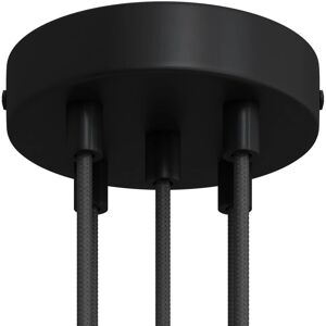 Kit de rosace cylindrique en métal Creative Cables - Noir - Accessoire d'éclairage - Publicité Kit de rosace cylindrique en métal Creative Cables - Noir - Accessoire d'éclairage - Publicité