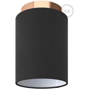 Fermaluce in Metallo con Paralume Cilindrico - Lampada da Parete Fermaluce in Metallo con Paralume Cilindrico - Lampada da Parete