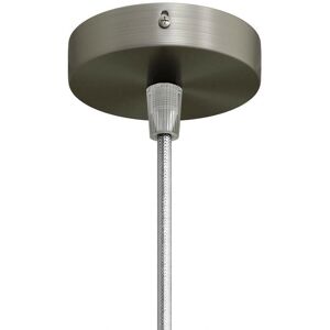 Creative Mini Rosone in metallo titanio satinato - Accessorio illuminazione Creative Mini Rosone in metallo titanio satinato - Accessorio illuminazione