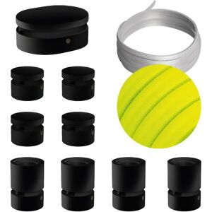 Kit de cable textil CM27 de 5 m con 9 componentes de madera - Sistema de iluminación Kit de cable textil CM27 de 5 m con 9 componentes de madera - Sistema de iluminación