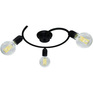 IPERBRIKO Plafoniera 3 luci nera - Lampada da soffitto IPERBRIKO Plafoniera 3 luci nera - Lampada da soffitto