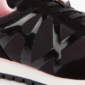 Baskets Armani Exchange Shine Femme - Noir - Baskets - Publicité Baskets Armani Exchange Shine Femme - Noir - Baskets - Publicité