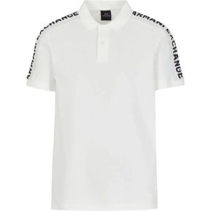 Armani Exchange Model 3DZFLAZJM5Z1116 White Polo Shirt - Casual Armani Exchange Model 3DZFLAZJM5Z1116 White Polo Shirt - Casual