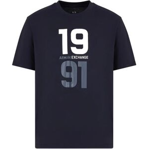 Armani Exchange Herr Navy T-shirt - Casual Kläder Armani Exchange Herr Navy T-shirt - Casual Kläder