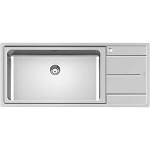 Foster Evo Evier de Cuisine Rectangulaire en Acier Inoxydable - Double Bassine 86x50cm - Publicité Foster Evo Evier de Cuisine Rectangulaire en Acier Inoxydable - Double Bassine 86x50cm - Publicité