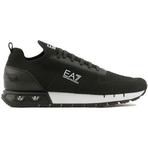 EA7 X8X171_XK373 Czarny i biały sneakers z dzianiny - Casual EA7 X8X171_XK373 Czarny i biały sneakers z dzianiny - Casual