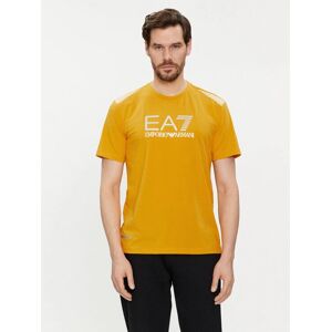 EA7 Model 3DPT29_PJULZ Żółty Casual T-shirt EA7 Model 3DPT29_PJULZ Żółty Casual T-shirt