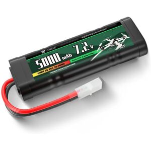 Yunique 7.2V 5000mAh NiMH Akku - 6 Solua, Tamiya, Silikoni Kaapeli - RC Voima Yunique 7.2V 5000mAh NiMH Akku - 6 Solua, Tamiya, Silikoni Kaapeli - RC Voima