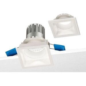 NOBILE Spot encastré carré LED 8,5W 3000K cadre double blanc - Publicité NOBILE Spot encastré carré LED 8,5W 3000K cadre double blanc - Publicité