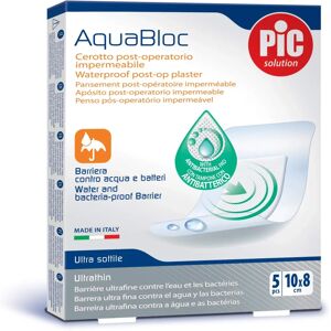 Ondetta Sterile Antibatterica Post-Operatoria Pic - Bianco - 10x8cm - 5 pezzi Ondetta Sterile Antibatterica Post-Operatoria Pic - Bianco - 10x8cm - 5 pezzi