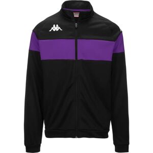 KAPPA Unisex Trainingsjack - Polyester - Zwart KAPPA Unisex Trainingsjack - Polyester - Zwart