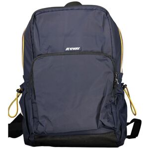 Sac à dos en nylon bleu K-Way - Plusieurs compartiments Sac à dos en nylon bleu K-Way - Plusieurs compartiments