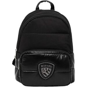 Blauer F5WAVE04 Rugzak - Casual, Zwart, Polyester Blauer F5WAVE04 Rugzak - Casual, Zwart, Polyester