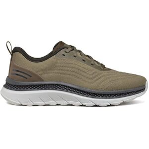 Geox Spherica Actif X Khaki Green Sneaker - Sneaker Geox Spherica Actif X Khaki Green Sneaker - Sneaker