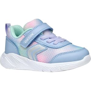 Geox Sprintye Sky/Multicolour Lightweight Kids Trainers - Lightweight Trainers Geox Sprintye Sky/Multicolour Lightweight Kids Trainers - Lightweight Trainers