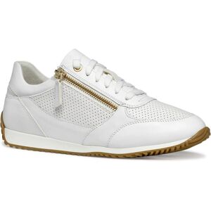 Geox Calithe Leather Low Cut Zip Trainers - Trainer Geox Calithe Leather Low Cut Zip Trainers - Trainer
