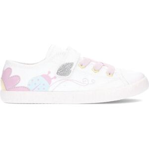 Geox Girl White Pink Low-Cut Sneakers - Sneaker Geox Girl White Pink Low-Cut Sneakers - Sneaker