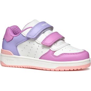Geox Washiba White/Cyclamen Kids Casual Sneakers - Sneaker Geox Washiba White/Cyclamen Kids Casual Sneakers - Sneaker