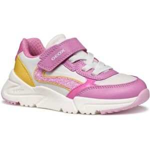 GEOX Loftus Kids Dark Pink Yellow Sneakers - Sneakers GEOX Loftus Kids Dark Pink Yellow Sneakers - Sneakers