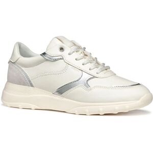 Geox Alleniee White Sneakers - Breathable, Stylish, Comfortable Geox Alleniee White Sneakers - Breathable, Stylish, Comfortable