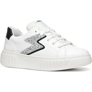 Geox Mikiroshi Leather-Effect Glitter Sneakers - Sneakers Geox Mikiroshi Leather-Effect Glitter Sneakers - Sneakers