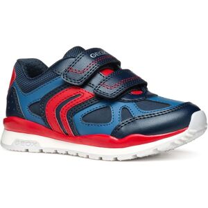 Geox Pavel Navy/Red Trainers - Junior Geox Pavel Navy/Red Trainers - Junior