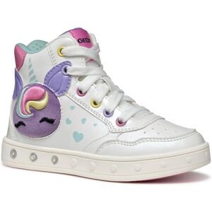 GEOX Skylin Kids White/Multicolor Sneakers - Sneaker GEOX Skylin Kids White/Multicolor Sneakers - Sneaker