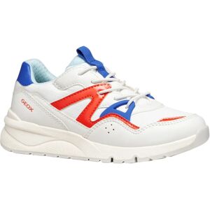 GEOX Rooner Boys White/Red Sneakers - Sneakers GEOX Rooner Boys White/Red Sneakers - Sneakers