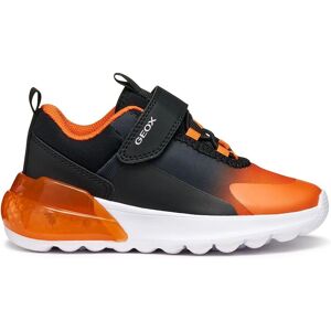 GEOX Shoes Activart Illuminus Black/Orange Boys - Sports Shoes GEOX Shoes Activart Illuminus Black/Orange Boys - Sports Shoes