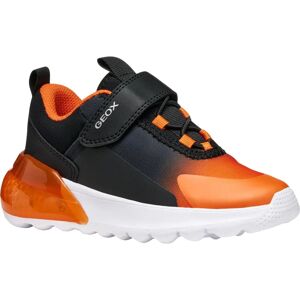 GEOX Activart Illuminus - Sneakers - Black/Orange GEOX Activart Illuminus - Sneakers - Black/Orange