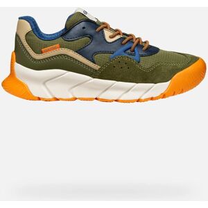 GEOX Flexyper Pro Kids Green Camouflage - Sneakers GEOX Flexyper Pro Kids Green Camouflage - Sneakers